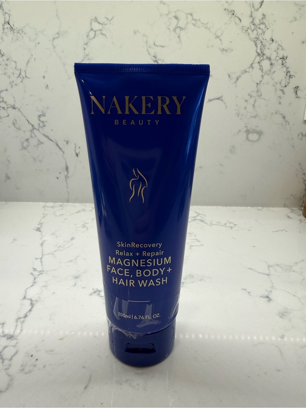 Nakery Beauty SkinRecovery Relax + Repair Magnesium Face Body Hair Wash  6.76 oz